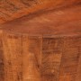 Mesa de centro de madera maciza de mango rugosa Ø 52x30 cm de vidaXL, Mesas de centro - Ref: Foro24-353728, Precio: 128,84 €,...