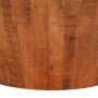 Mesa de centro de madera maciza de mango rugosa Ø 52x30 cm de vidaXL, Mesas de centro - Ref: Foro24-353728, Precio: 128,84 €,...