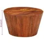 Massiver Couchtisch aus rauem Mangoholz Ø 52x30 cm von vidaXL, Couchtisch - Ref: Foro24-353728, Preis: 127,07 €, Rabatt: %