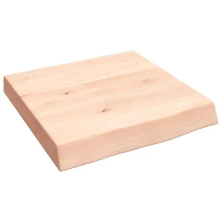 Estante de pared madera maciza roble sin tratar 40x40x(2-6) cm de vidaXL, Estantes y estanterías - Ref: Foro24-363511, Precio...