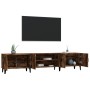 Mueble para TV madera contrachapada roble ahumado 180x31,5x40cm en Muebles TV | Comprar online en Foru.es
