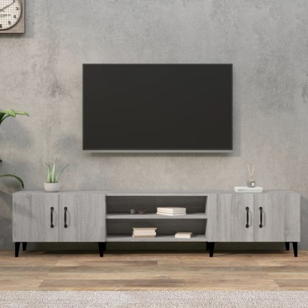 Mueble para TV madera contrachapada gris Sonoma 180x31,5x40 cm en Muebles TV | Comprar online en Foru.es