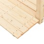 Puente de jardín con cadenas madera maciza abeto 150x67x56cm de vidaXL, Puentes de jardín - Ref: Foro24-363357, Precio: 135,3...