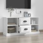 Mueble para TV madera contrachapada blanco 99,5x35,5x48 cm en Muebles TV | Comprar online en Foru.es