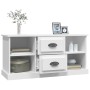 Mueble para TV madera contrachapada blanco 99,5x35,5x48 cm en Muebles TV | Comprar online en Foru.es