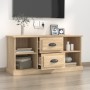 Mueble para TV madera contrachapada roble Sonoma 99,5x35,5x48cm en Muebles TV | Comprar online en Foru.es