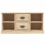Mueble para TV madera contrachapada roble Sonoma 99,5x35,5x48cm en Muebles TV | Comprar online en Foru.es