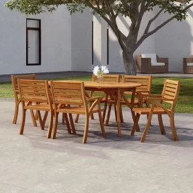Mesa de jardín madera maciza de acacia 200x90x75 cm de vidaXL, Mesas de jardín - Ref: Foro24-363307, Precio: 227,18 €, Descue...
