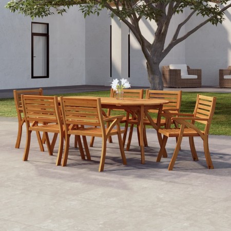 Mesa de jardín madera maciza de acacia 200x90x75 cm de vidaXL, Mesas de jardín - Ref: Foro24-363307, Precio: 230,82 €, Descue...