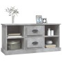 Mueble de TV madera contrachapada gris hormigón 99,5x35,5x48 cm en Muebles TV | Comprar online en Foru.es