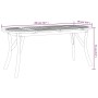 Mesa de jardín madera maciza de acacia 200x90x75 cm de vidaXL, Mesas de jardín - Ref: Foro24-363307, Precio: 230,82 €, Descue...