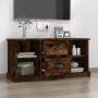 Mueble de TV madera contrachapada roble ahumado 99,5x35,5x48 cm en Muebles TV | Comprar online en Foru.es