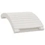Tumbona con mesa madera maciza de acacia blanca de vidaXL, Tumbonas - Ref: Foro24-363282, Precio: 188,57 €, Descuento: %
