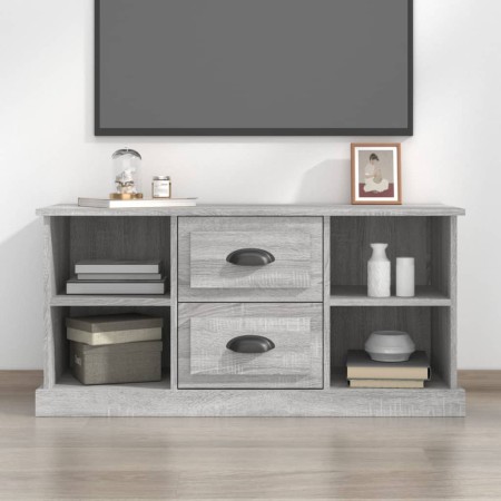 Mueble para TV madera contrachapada gris Sonoma 99,5x35,5x48 cm en Muebles TV | Comprar online en Foru.es