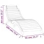 Lounger with solid white acacia wood table by vidaXL, Loungers - Ref: Foro24-363282, Price: 188,57 €, Discount: %