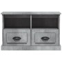 Mueble para TV madera contrachapada gris hormigón 80x35x50 cm en Muebles TV | Comprar online en Foru.es