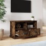 Mueble para TV madera contrachapada roble ahumado 80x35x50 cm en Muebles TV | Comprar online en Foru.es