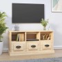 Mueble para TV madera contrachapada roble Sonoma 100x35x50 cm en Muebles TV | Comprar online en Foru.es