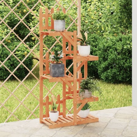 Soporte para flores madera maciza de abeto 60x25x130 cm de vidaXL, Soportes para macetas - Ref: Foro24-362874, Precio: 31,48 ...