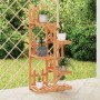 Soporte para flores madera maciza de abeto 60x25x130 cm de vidaXL, Soportes para macetas - Ref: Foro24-362874, Precio: 31,48 ...