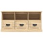 Mueble para TV madera contrachapada roble Sonoma 100x35x50 cm en Muebles TV | Comprar online en Foru.es