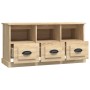 Mueble para TV madera contrachapada roble Sonoma 100x35x50 cm en Muebles TV | Comprar online en Foru.es