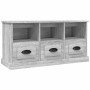 Mueble para TV madera contrachapada gris Sonoma 100x35x50 cm en Muebles TV | Comprar online en Foru.es