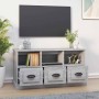 Mueble para TV madera contrachapada gris Sonoma 100x35x50 cm en Muebles TV | Comprar online en Foru.es