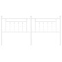 Cabecero de metal blanco 193 cm de vidaXL, Cabeceros y pies de cama - Ref: Foro24-353623, Precio: 40,87 €, Descuento: %