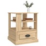 Mesa auxiliar madera contrachapada roble Sonoma 50x50x60 cm en Mesas auxiliares | Comprar online en Foru.es