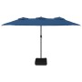 Sombrilla doble azul celeste 449x245 cm de vidaXL, Sombrillas - Ref: Foro24-362952, Precio: 168,59 €, Descuento: %