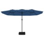 Sombrilla doble azul celeste 449x245 cm de vidaXL, Sombrillas - Ref: Foro24-362952, Precio: 168,59 €, Descuento: %