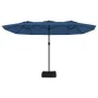 Sombrilla doble azul celeste 449x245 cm de vidaXL, Sombrillas - Ref: Foro24-362952, Precio: 166,21 €, Descuento: %