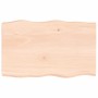Tablero de mesa madera maciza borde natural 80x50x(2-6) cm de vidaXL, Tableros para mesas - Ref: Foro24-363877, Precio: 64,03...
