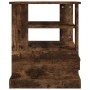 Mesa auxiliar madera contrachapada roble ahumado 50x50x60 cm en Mesas auxiliares | Comprar online en Foru.es