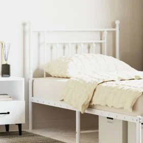 Cabecero de metal blanco 80 cm de vidaXL, Cabeceros y pies de cama - Ref: Foro24-353613, Precio: 28,93 €, Descuento: %