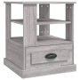 Mesa auxiliar madera contrachapada gris Sonoma 50x50x60 cm en Mesas auxiliares | Comprar online en Foru.es