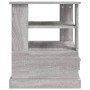 Mesa auxiliar madera contrachapada gris Sonoma 50x50x60 cm en Mesas auxiliares | Comprar online en Foru.es