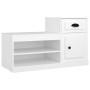 Mueble zapatero madera contrachapada blanco 100x42x60 cm en Zapateros y organizadores de calzado | Comprar online en Foru.es