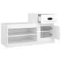 Mueble zapatero madera contrachapada blanco 100x42x60 cm en Zapateros y organizadores de calzado | Comprar online en Foru.es
