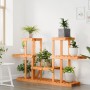 Soporte para flores madera maciza abeto 110x25x73 cm de vidaXL, Soportes para macetas - Ref: Foro24-362854, Precio: 58,13 €, ...