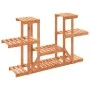 Soporte para flores madera maciza abeto 110x25x73 cm de vidaXL, Soportes para macetas - Ref: Foro24-362854, Precio: 57,05 €, ...