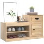 Mueble zapatero madera contrachapada roble Sonoma 100x42x60 cm en Zapateros y organizadores de calzado | Comprar online en Foru.