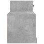 Mueble zapatero madera contrachapada gris hormigón 100x42x60 cm en Zapateros y organizadores de calzado | Comprar online en Foru