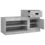 Mueble zapatero madera contrachapada gris hormigón 100x42x60 cm en Zapateros y organizadores de calzado | Comprar online en Foru