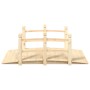 Puente de jardín con barandillas madera de abeto 150x67x56cm de vidaXL, Puentes de jardín - Ref: Foro24-363355, Precio: 126,9...