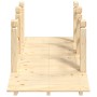 Puente de jardín con barandillas madera de abeto 150x67x56cm de vidaXL, Puentes de jardín - Ref: Foro24-363355, Precio: 126,9...