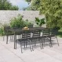 Mesa de jardín acero gris antracita 200x100x71 cm de vidaXL, Mesas de jardín - Ref: Foro24-362741, Precio: 228,71 €, Descuent...