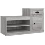 Mueble zapatero madera contrachapada gris Sonoma 100x42x60 cm en Zapateros y organizadores de calzado | Comprar online en Foru.e