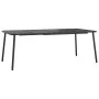 Mesa de jardín acero gris antracita 200x100x71 cm de vidaXL, Mesas de jardín - Ref: Foro24-362741, Precio: 228,71 €, Descuent...
